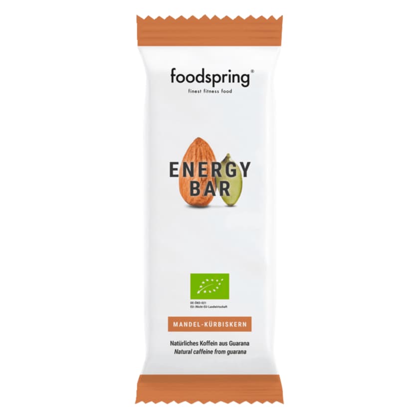 Foodspring Bio Energy Bar Mandel - Kürbiskern 35g